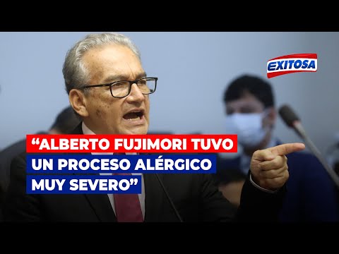 Aguinaga sobre traslado de Alberto Fujimori a hospital: Tuvo un proceso alérgico muy severo