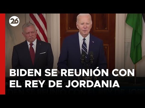 EEUU | Así fue la reunión entre Joe Biden y el Rey de Jordania