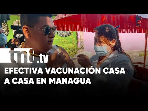 Positivamente se desarrolla jornada de vacunación en barrios de Managua - Nicaragua
