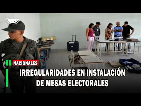 IRREGULARIDADES en INSTALACIÓN de MESAS ELECTORALES en varios estados de Venezuela