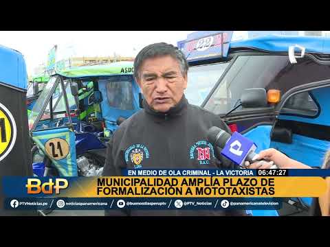 Municipalidad de La Victoria amplia plazo de formalización a mototaxis