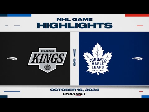 NHL Highlights | Kings vs. Maple Leafs - October 16, 2024