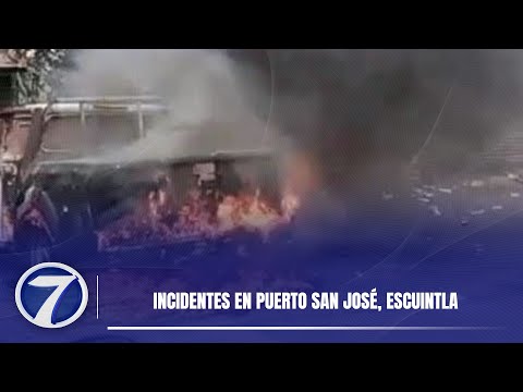 Incidentes en puerto San José, Escuintla