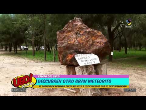 Hallaron un meteorito de más de 30 toneladas en Chaco