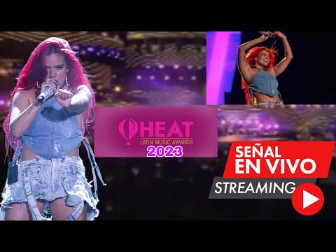 Presentación Karol G Premios Heat 2023 en vivo, ceremonia de premiación
