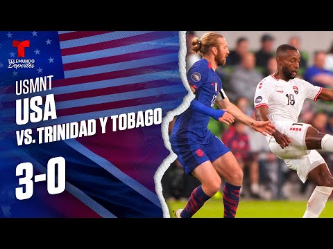 Highlights & Goles | Estados Unidos vs. Trinidad y Tobago | USMNT | Telemundo Deportes
