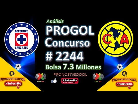 PROGOL # 2244 Bolsa Acumulada de 7.3 MILLONES