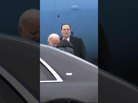 President Biden arrives in Philadelphia to volunteer at Philabundance for MLK Jr. Day