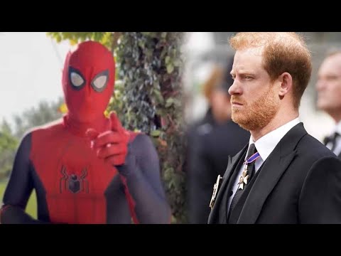 Prince Harry se déguise en Spider-Man pour amuser des enfants orphelins de l’armée britannique