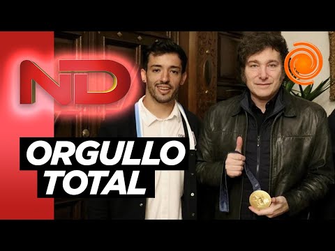 Mieli recibió a Maligno Torres en la Casa Rosada