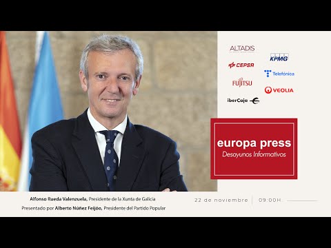 Desayuno Informativo Europa Press con el presidente de la Xunta de Galicia, Alfonso Rueda