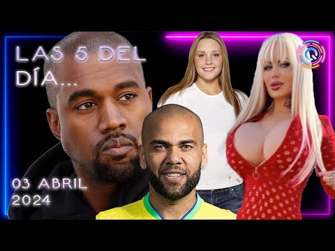 LAS 5 DEL DI?A: DANI ALVES, SABRINA SABROK, KANYE WEST Y MA?S