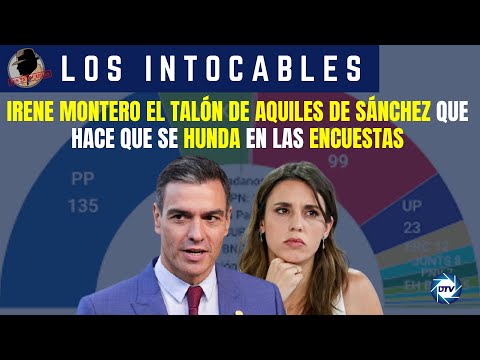 Irene Montero el talón de Aquiles de Sánchez que hace que se hunda en las encuestas