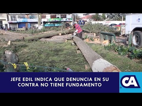 Suspenden primera declaración de alcalde de Xela por tala de árboles