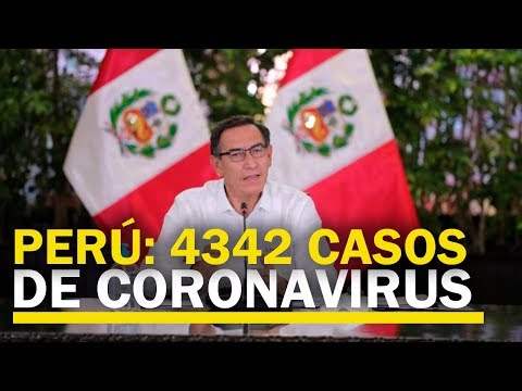 Perú: 4342 casos positivos de COVID-19