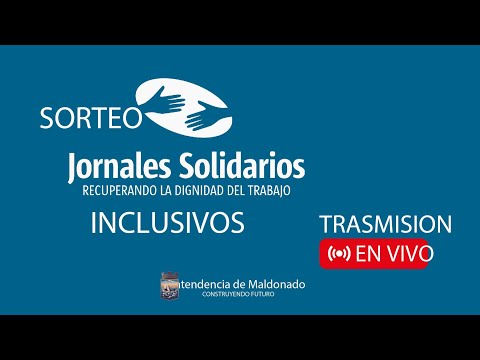 Sorteo Jornales Solidarios Inclusivos