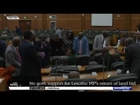 No govt support for Lesotho MP's return of land bid