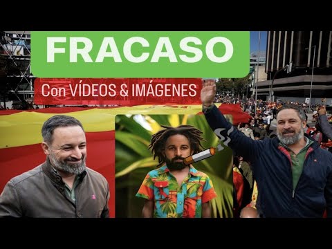 ?FRACASO? con PRUEBAS e IMÁGENES MANIFESTACÓN de ABASCAL Amnistía eran 5mil -10 mil Personas DENAES?