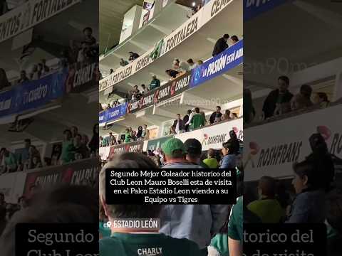 Mauro Boselli en el Palco Estadio Leon viendo a su equipo vs Tigres #mexico #ligamx #cdmx #tigres