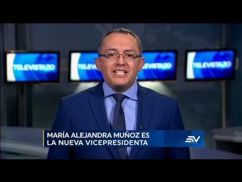 María Alejandra Muñoz elegida nueva vicepresidenta de Ecuador