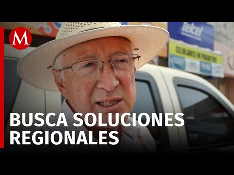 El embajador de Estados Unidos en México visita el sur del país