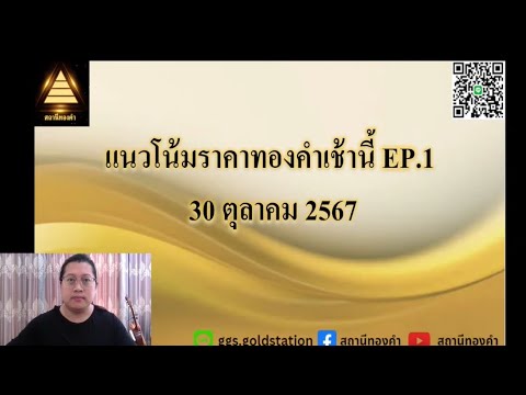 แนวโน้มราคาทองคำประจำวันที่3