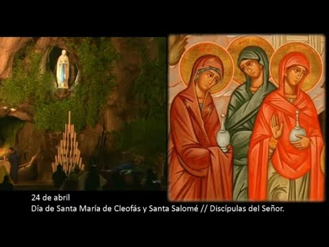 Rezo del Santo Rosario desde Lourdes. Hoy 23 de abril de 2024.