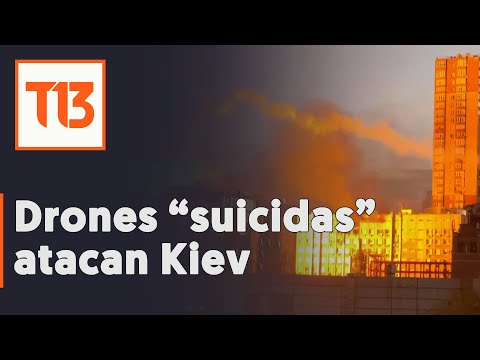 Terror en Ucrania: Rusia ataca de nuevo Kiev con drones suicidas