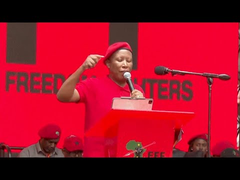South Africa's third largest political party promises to create jobs for millions