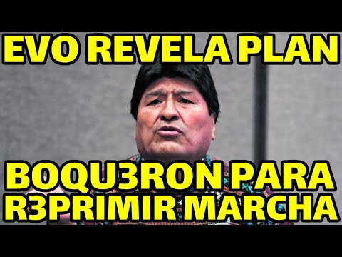EVO MORALES REVELA MILITARES ESTARIAN PREPARANDO PLAN PARA IMPEDIR MOVILIZACIONES EN BOLIVIA..