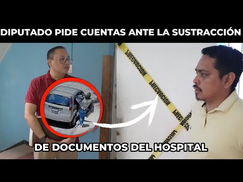 DIPUTADO JOSÉ CHIC LLEGA AL HOSPITAL ROOSEVELT TRAS EL LA SUSTRACCIÓN DE DOCUMENTOS, GUATEMALA