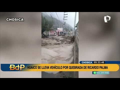 Reportan huaicos e inundaciones tras las fuertes lluvias en la costa peruana