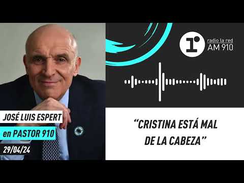 José Luis Espert: Cristina está mal de la cabeza