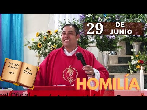 EVANGELIO DE HOY sábado 29 de junio del 2024 - Padre Arturo Cornejo