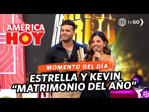 América Hoy: Estrella Torres y Kevin Salas fueron el “Matrimonio del año” (HOY)