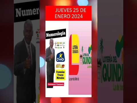 CÓMO GANAR LOTERIA DE BOGOTA Y QUINDIO HOY JUEVES 25 ene 2024 #SHORTS