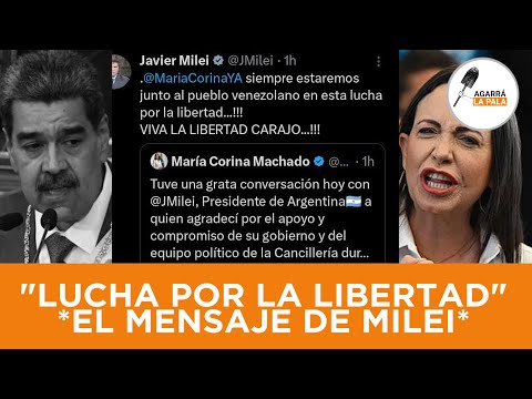 EL ULTIMA JUGADA DE MILEI QUE HACE ESTALLAR DE LA BRONCA AL DICTADOR MADURO: “TUVO UNA CONVERSACIÓN”