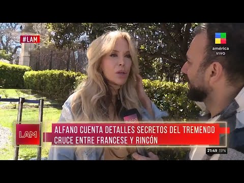 Graciela Alfano contó detalles del cruce Francese - Rincón
