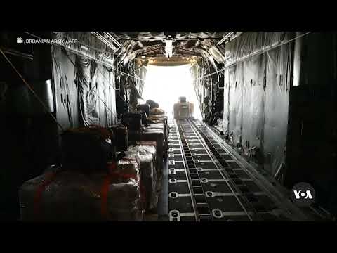 Jordanian army conducts airdrops over northern Gaza | VOA News