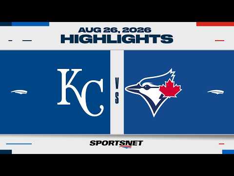 MLB 하이라이트 | 캔자스시티 로열스 vs 토론토 블루제이스 - 8월 26, 2026