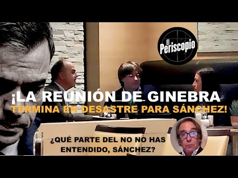 ¡SA?NCHEZ SE DESMORONA: LA REUNIO?N CON JUNTS EN GINEBRA TERMINA EN DESASTRE PARA MONCLOA!