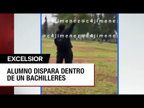 Alumno dispara al aire dentro del Bachilleres 9 de San Juan de Aragón