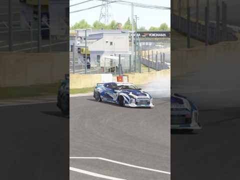 筑波でドリフト練習#assettocorsa #greddy #35rx #drift