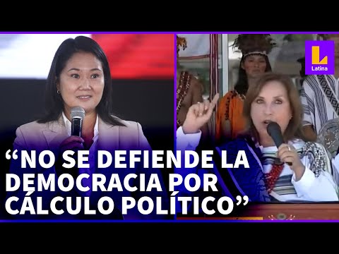 ¿Dina Boluarte critica a Keiko Fujimori? Esto dijo la presidenta en u