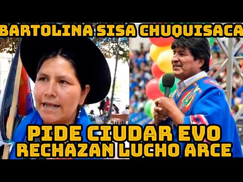 BARTOLINA SISA DENUNCIAN PERSECUCIÓN POLITICA PARA APR3SAR EVO MORALES EN BOLIVIA..