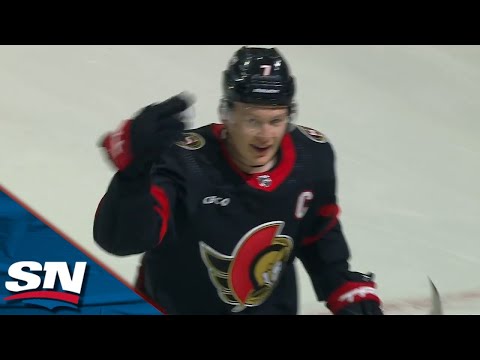 Senators Brady Tkachuk Scores From His Office To Complete Second Career Hat Trick