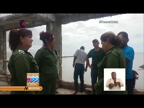 Recorren autoridades de Cuba zonas afectadas por huracán Ian
