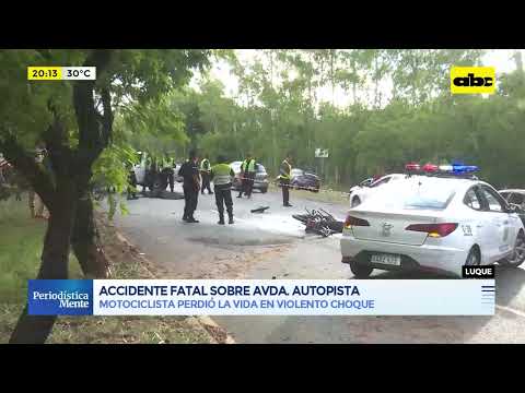 Motociclista muere en brutal accidente sobre autopista