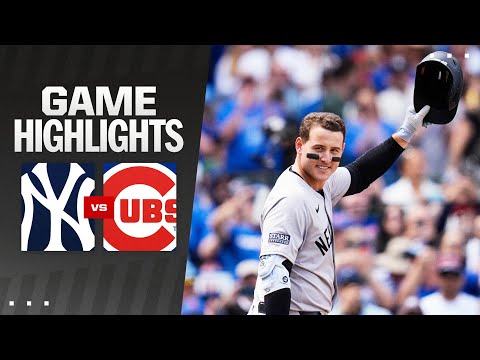 Yankees vs. Cubs Game Highlights (9/6/24)