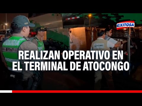 Surco: Sucamec realiza operativo en el terminal de Atocongo por viajes en Semana Santa